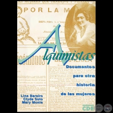 ALQUIMISTAS. Documentos para otra historia de las mujeres - Autoras: LINE BAREIRO / CLYDE SOTO / MARY MONTE - Ao 1993